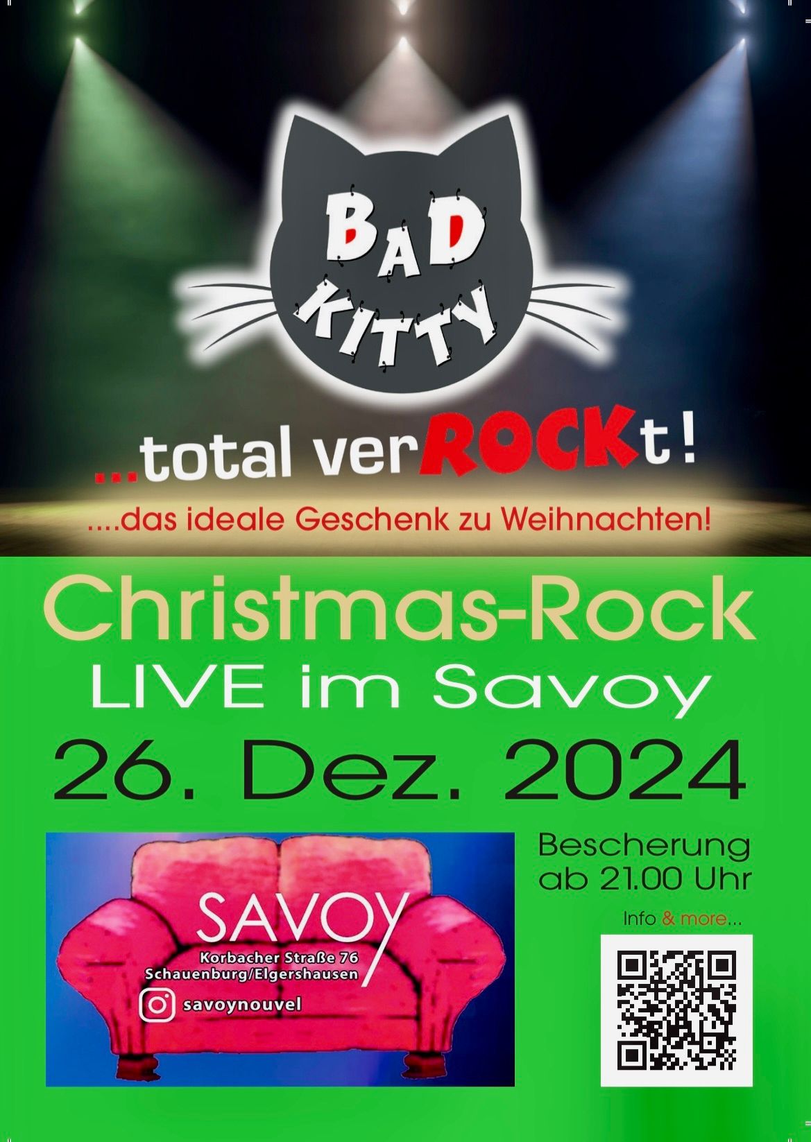 Christmas Rock im Savoy Nouvel