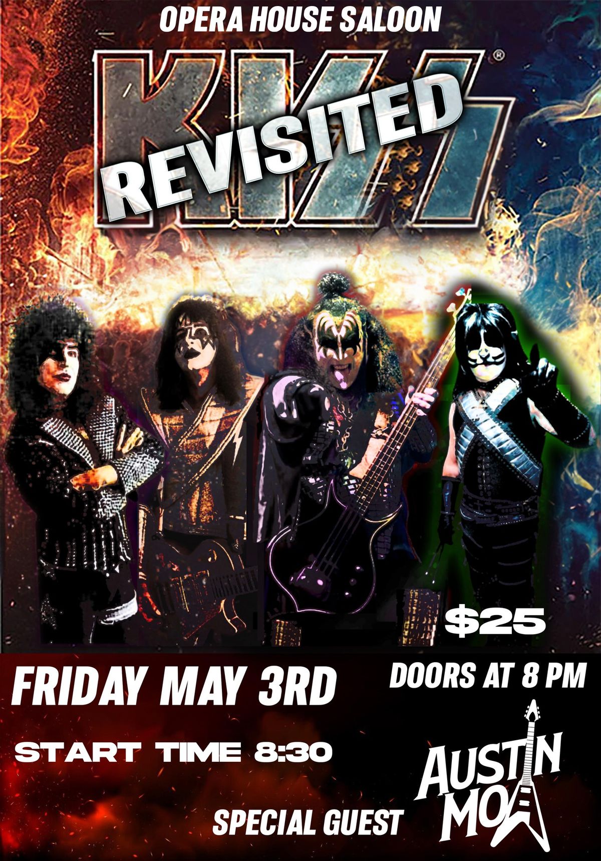 Kiss Revisited with special guest Austin Mo