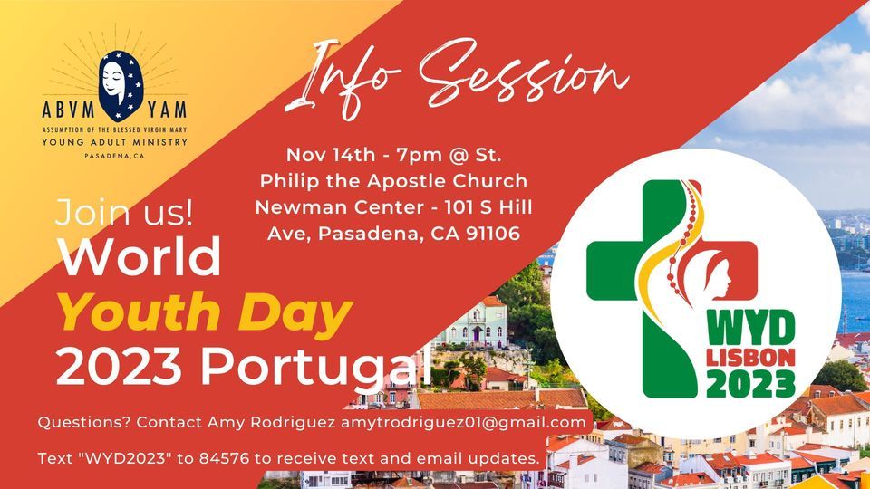 World Youth Day 2023 Info Session