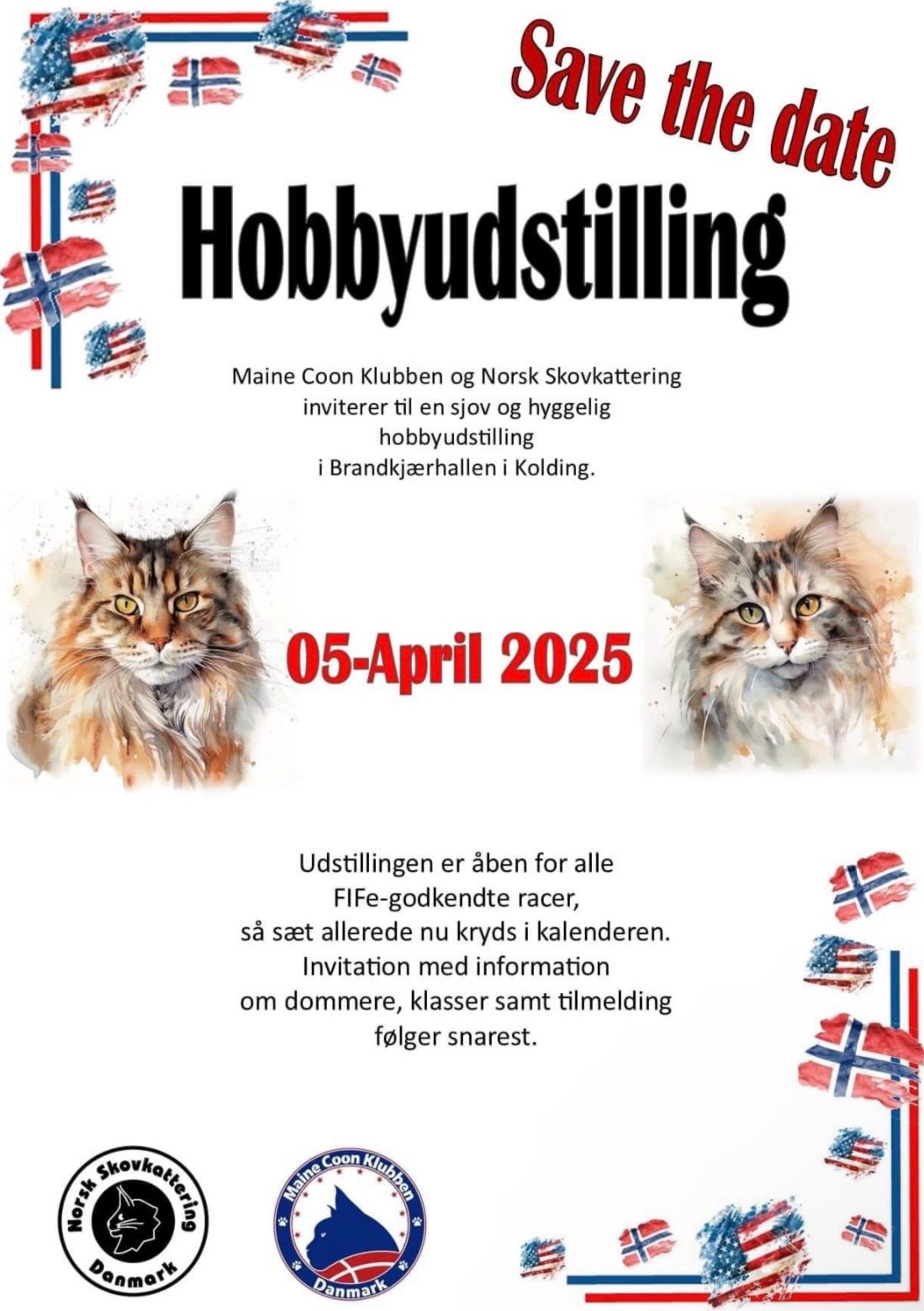 Hobbyudstilling d. 5. april 2025