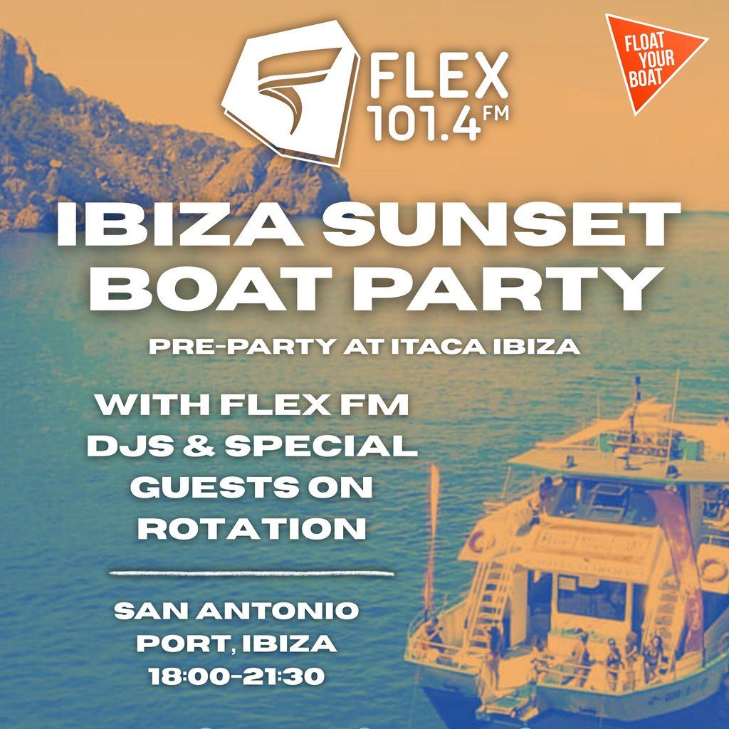 Flex FM Ibiza Sunset Boat Party