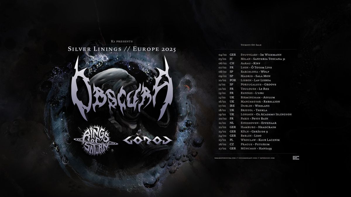 Obscura \u2022 Rings Of Saturn \u2022 Gorod \u00e0 \u00d4 Totem Live (Lyon)