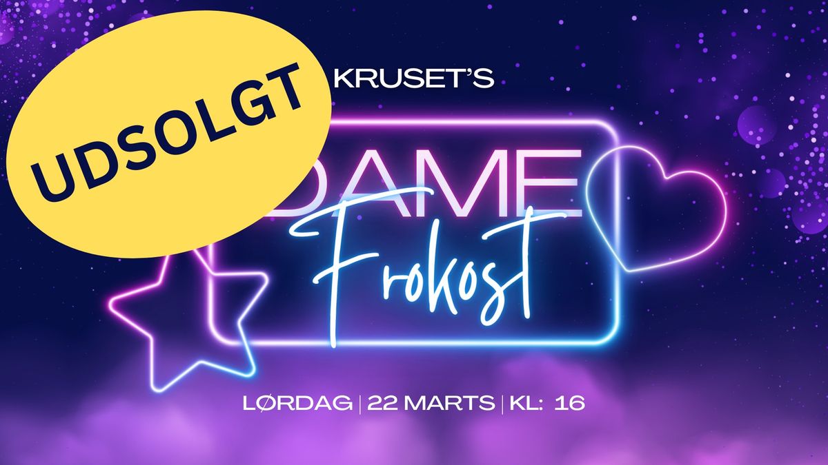 UDSOLGT Kruset's Damefrokost