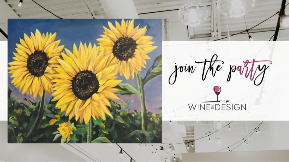 Sunflowers at Dusk | Wine & Design