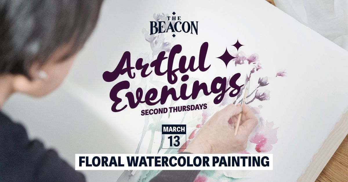 Artful Evenings: Floral Watercolor Painting