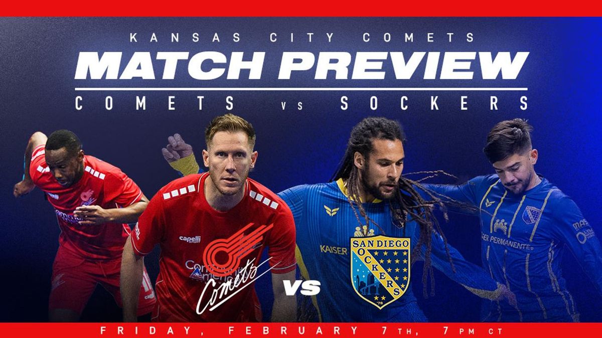 Kansas City Comets at San Diego Sockers at Frontwave Arena