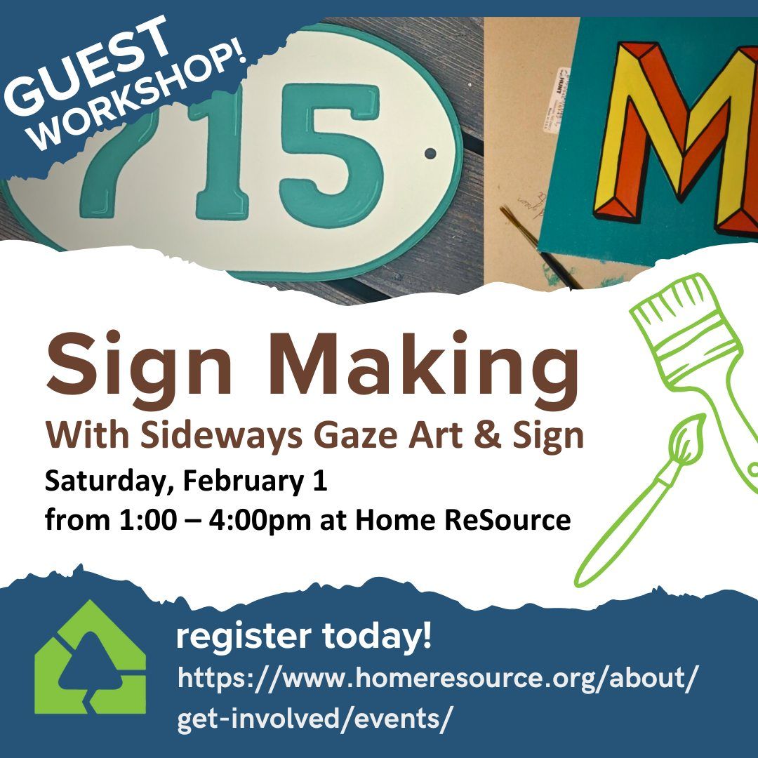 Workshop: Sign Making with Sideways Gaze