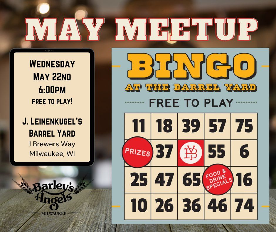 May Meetup: Bingo at the Barrel Yard