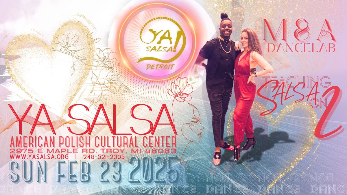 YA Salsa Social feat. M & A DanceLab Studio Teaching Salsa on2