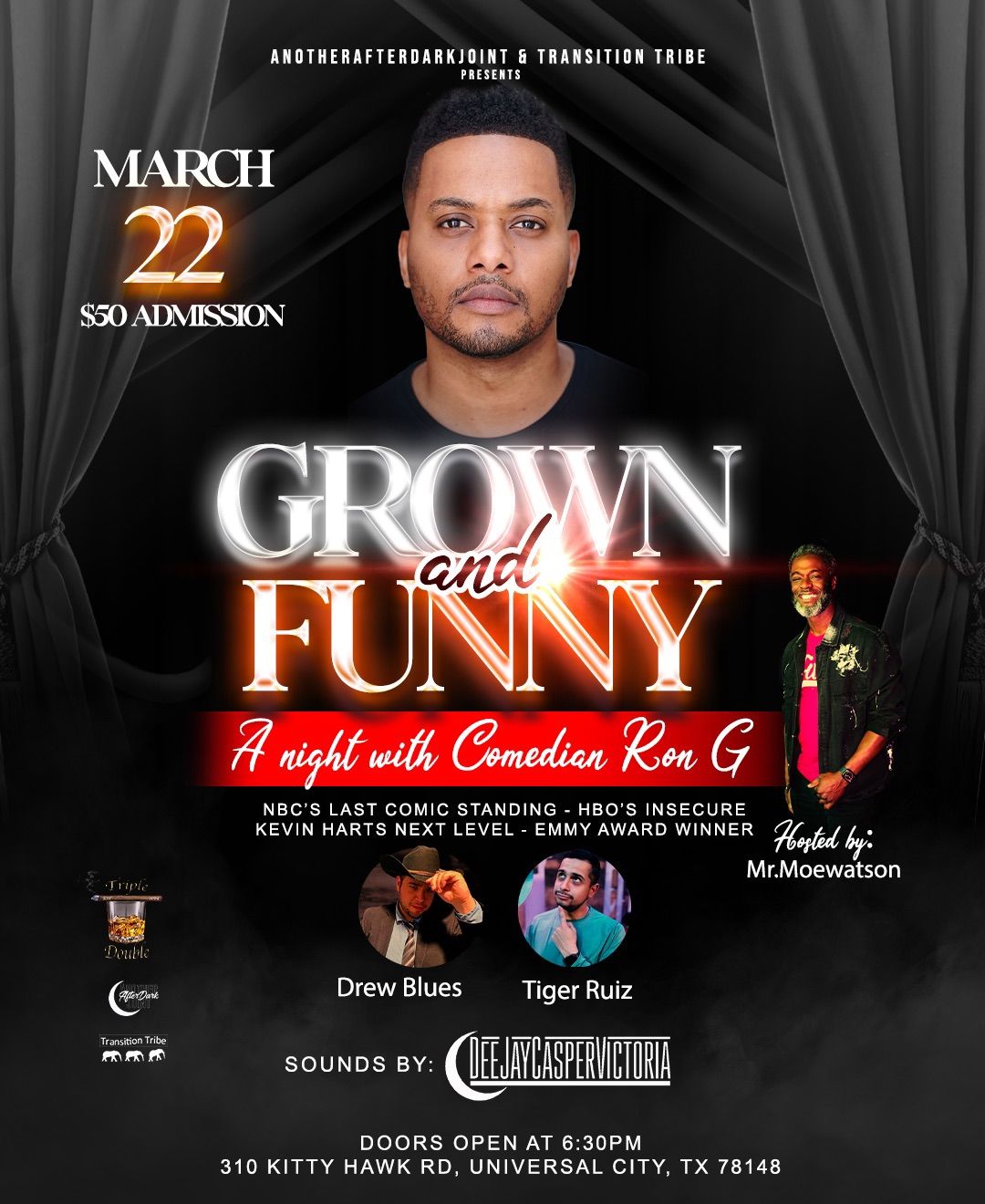 A night with Comedian Ron G