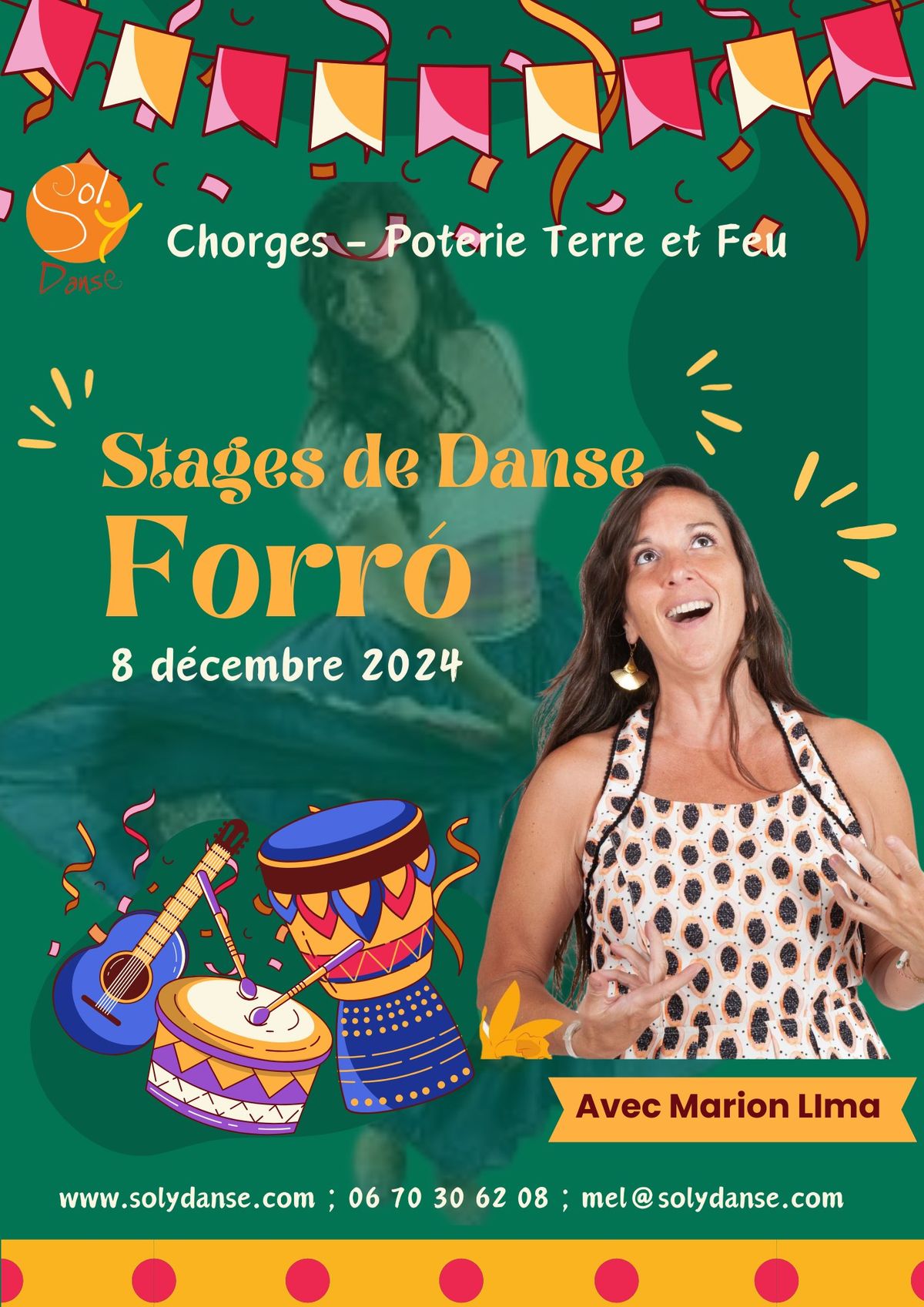 Stages + Pratique Forro avec Marion LIMA \u00e0 Chorges