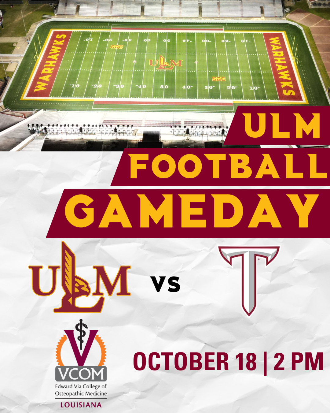 Troy Trojans at Louisiana Monroe Warhawks Mens Basketball at Fant Ewing Coliseum