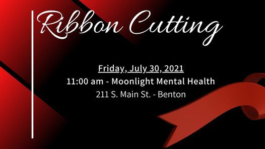 Ribbon Cutting Event Moonlight Mental Health 211 S Main St Benton Ar 715 4331 United States 23 July 21