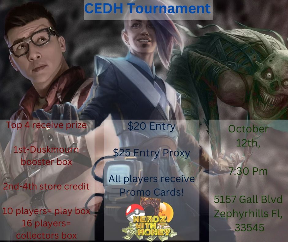 CEDH Tournament for DuskMourn Booster Box