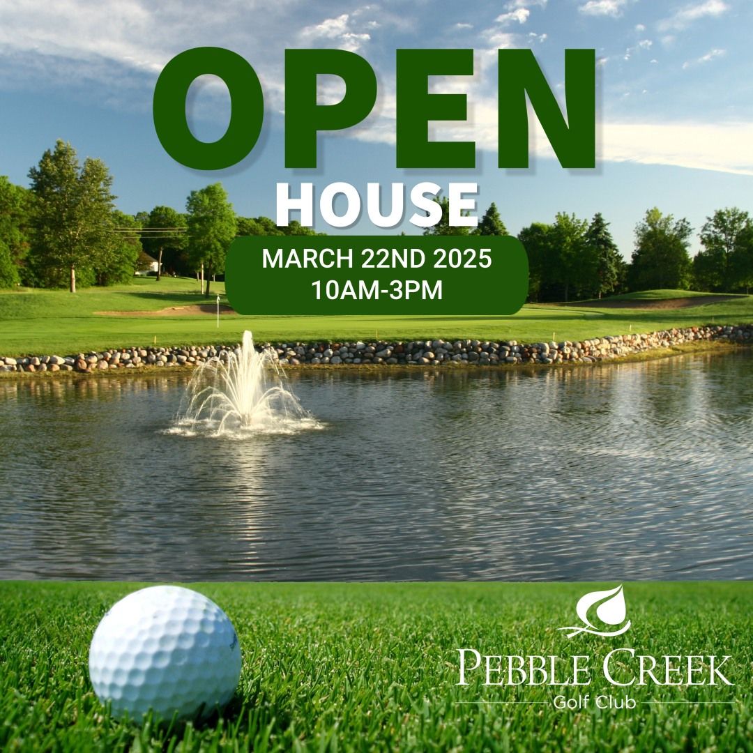 Pebble Creek Golf Club Spring Open House and Membership Drive! \ud83c\udfcc\ufe0f\u200d\u2640\ufe0f\ud83c\udf37