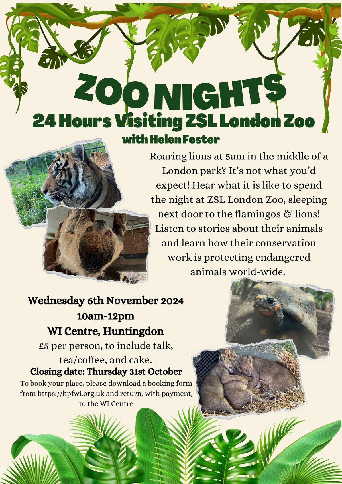 Zoo Nights: 24 Hours Visiting ZSL London Zoo - Coffee Morning