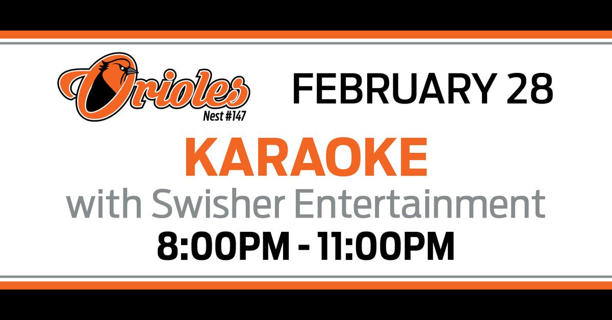 Karaoke with Swisher Entertainment