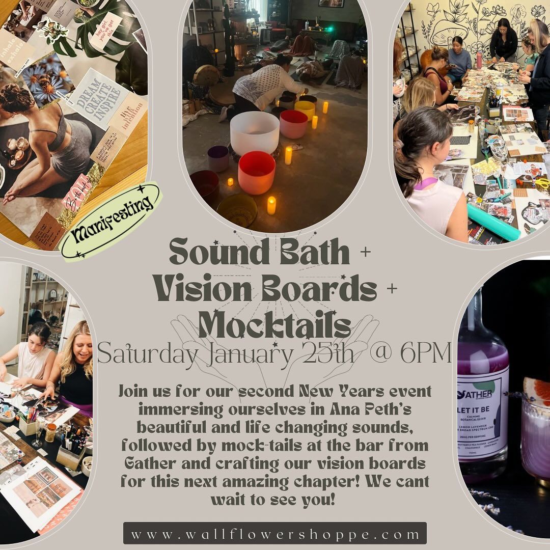 Vision Board Party & Sound Bath