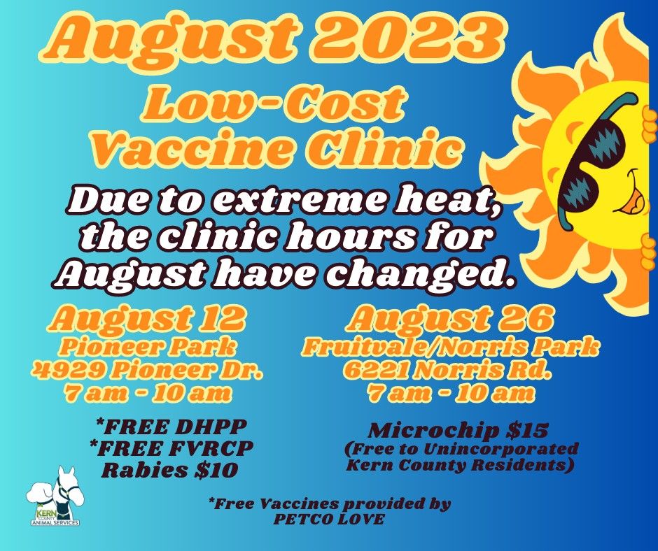 Low-Cost Vaccine Clinic Pioneer Park