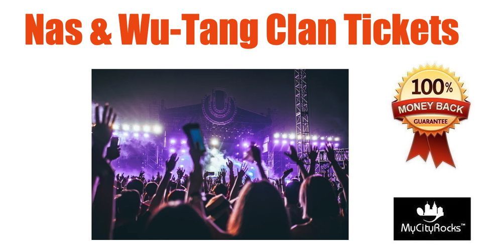 Nas & Wu-Tang Clan "NY State of Mind Tour" Tickets Camden NJ Waterfront Music Pavilion Philadelphia