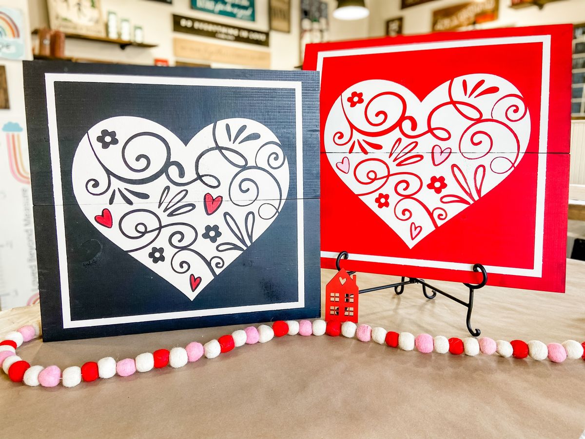 Valentine's Day Date Night Pick Your Project Workshop