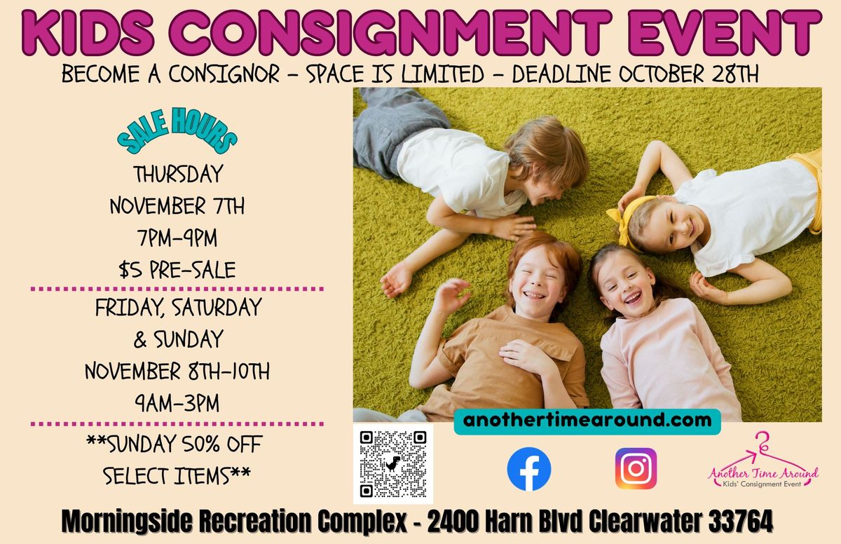 ANOTHER TIME AROUND FALL KIDS CONSIGNMENT EVENT