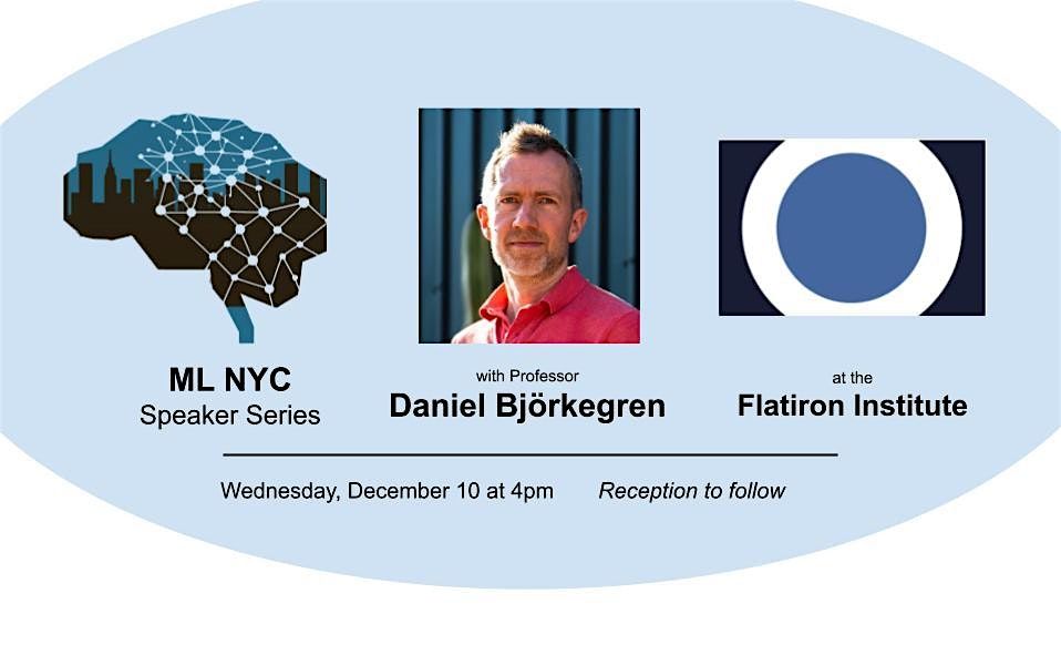 ML-NYC Speaker Series and Happy Hour:  Daniel Bj\u00f6rkegren