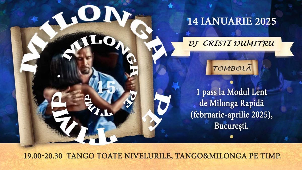 Milonga pe Timp, DJ Cristi Dumitru