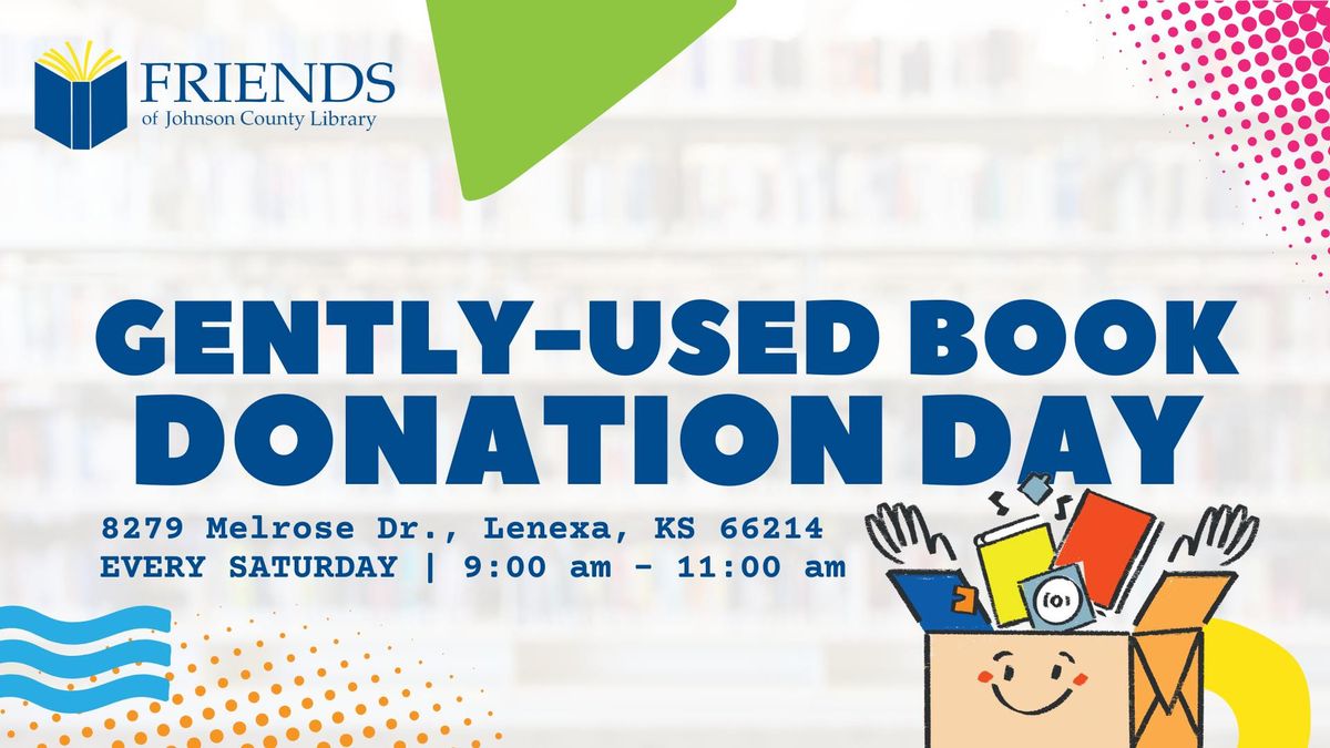 Used Book Donation Drop-Off