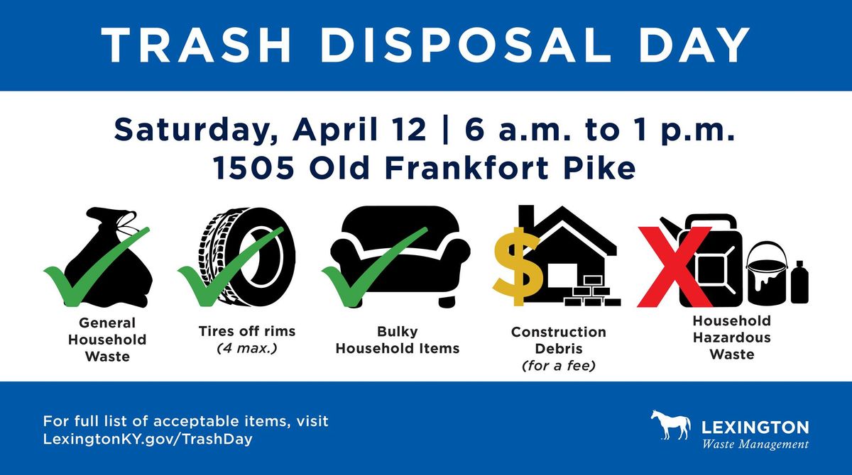 Free Trash Disposal Day