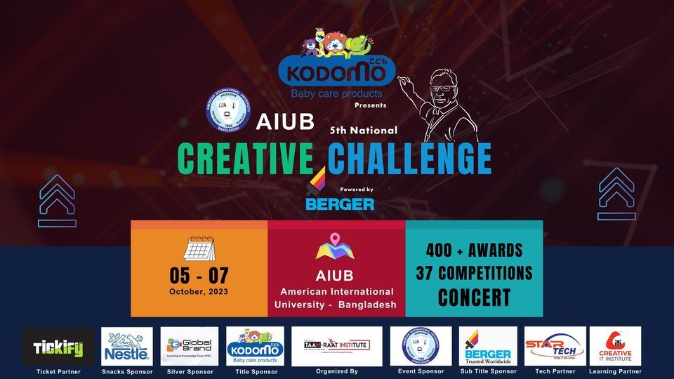 KODOMO Presents AIUB 5th National CREATIVE CHALLENGE Powered By BERGER PAINTS