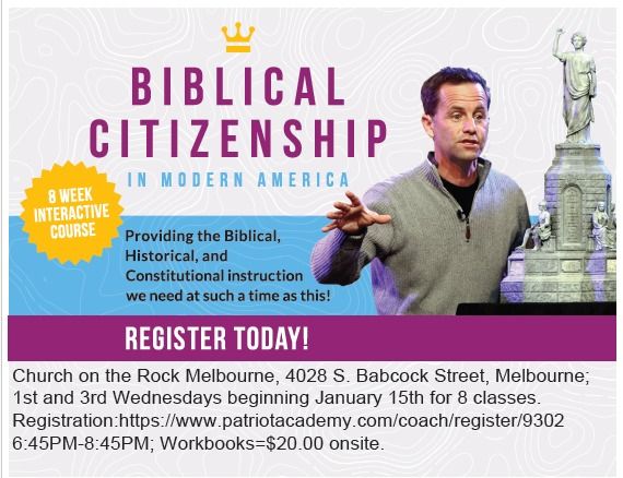 Biblical Citizenship -- The Rock Church Melbourne