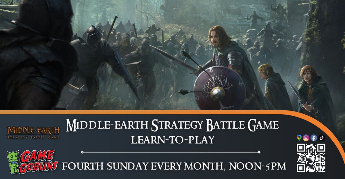 Middle-earth Strategy Battle Game Learn-To-Play