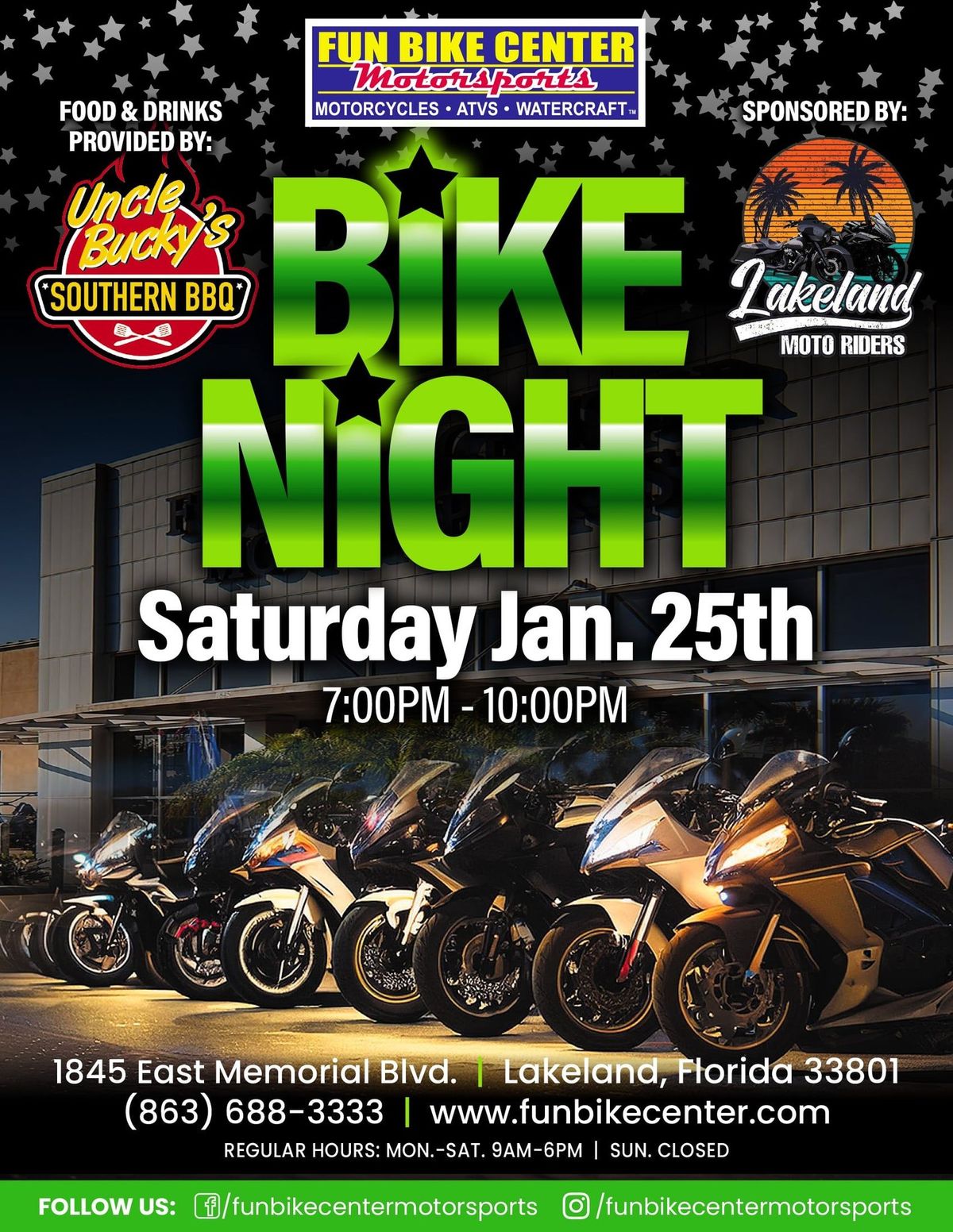 Bike nite at Funbike