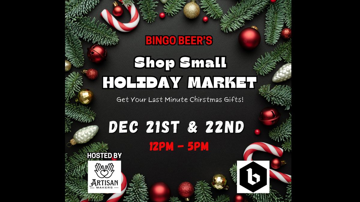 Shop Small Holiday Market at Bingo Beer