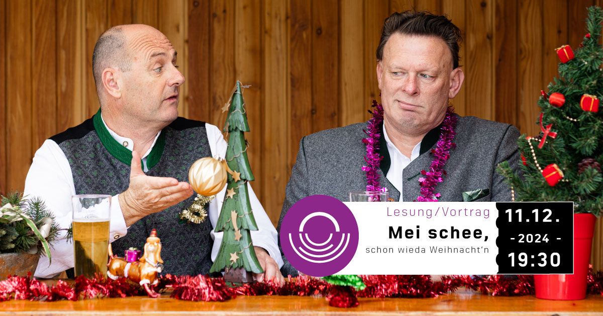 Mei schee, scho wieda Weihnacht`n | Weihnachtliche Lesung mit den "Dahoam is Dahoam"-Schauspielern