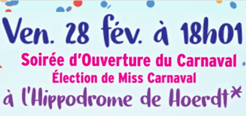 Soir\u00e9e d'ouverture du Carnaval