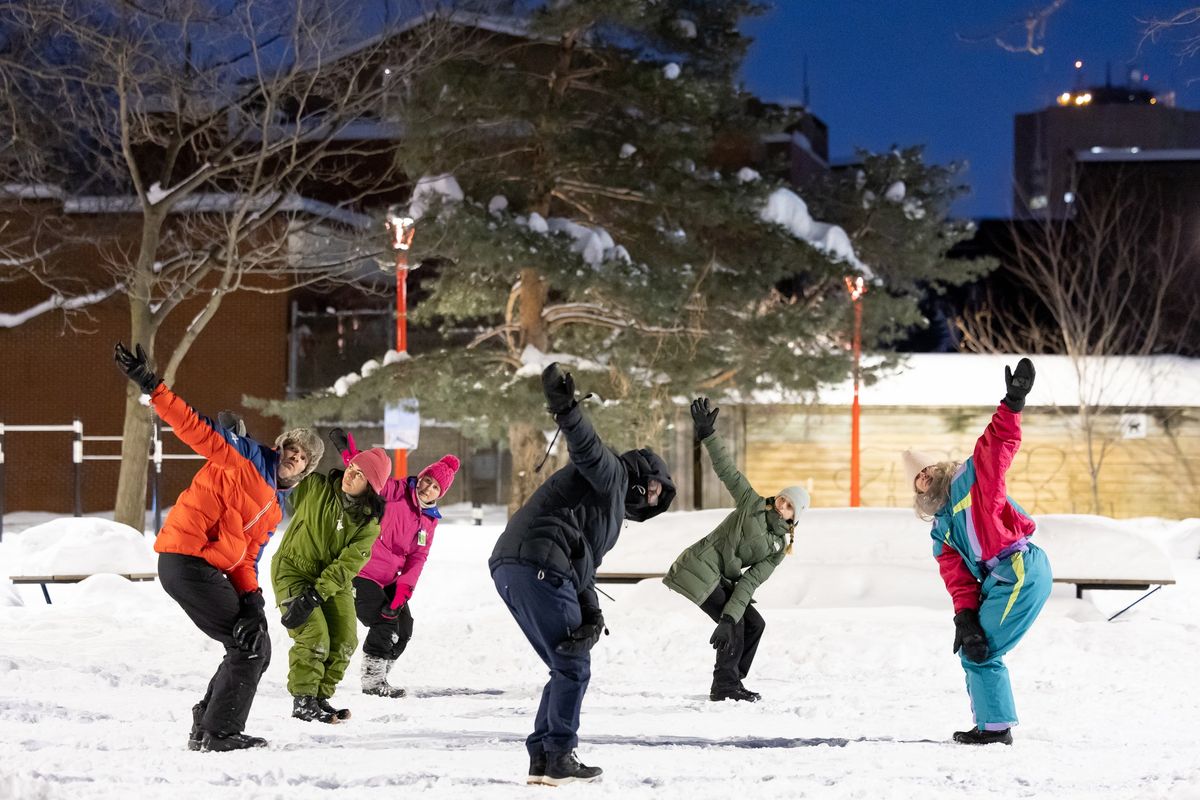 Yoga neige