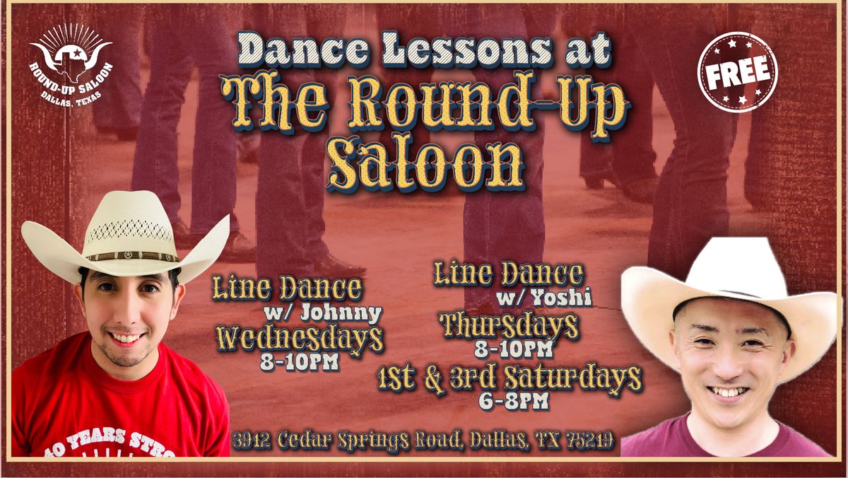 Line Dance Lessons @ Round-Up Saloon