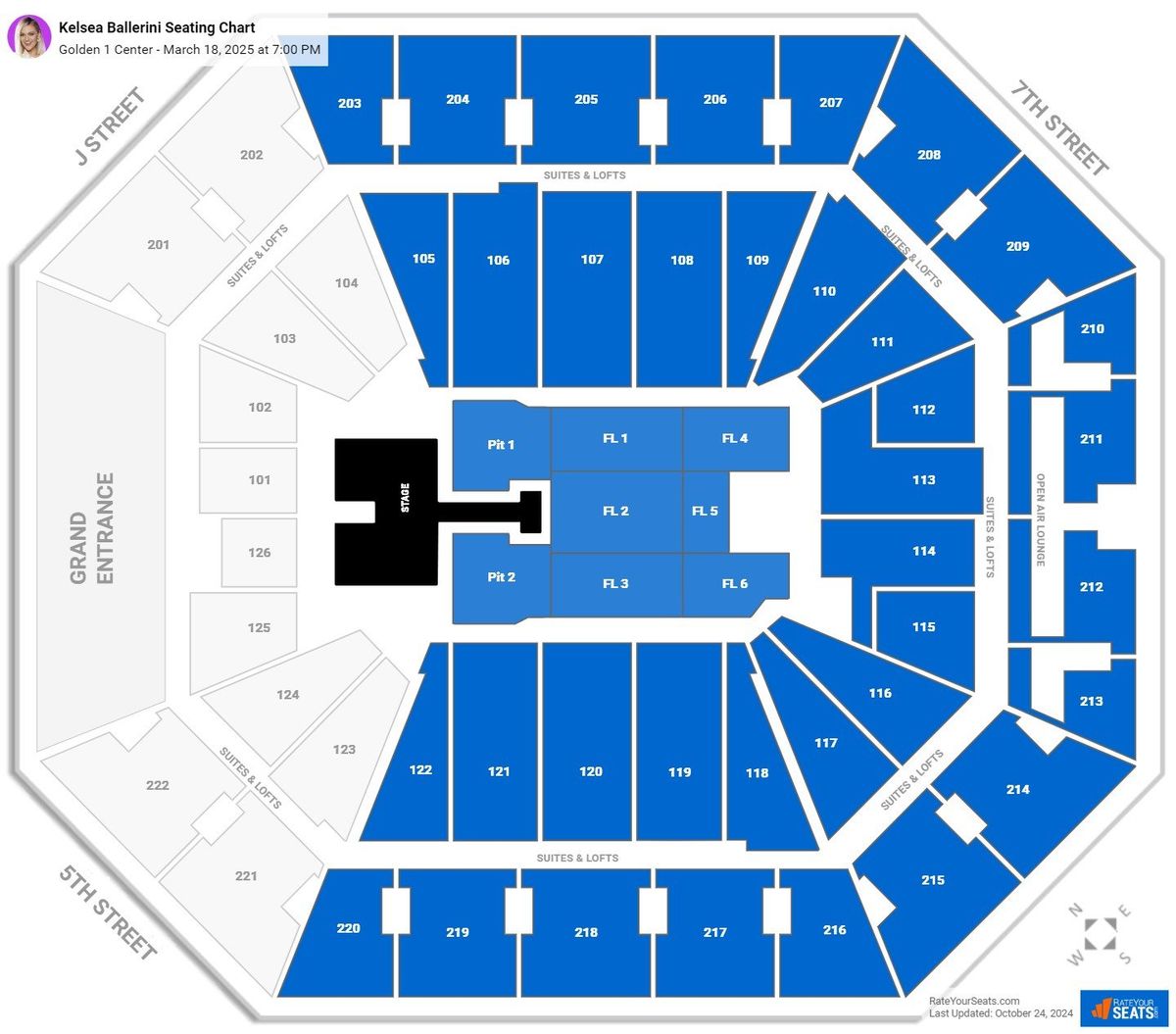 Kelsea Ballerini at Golden 1 Center