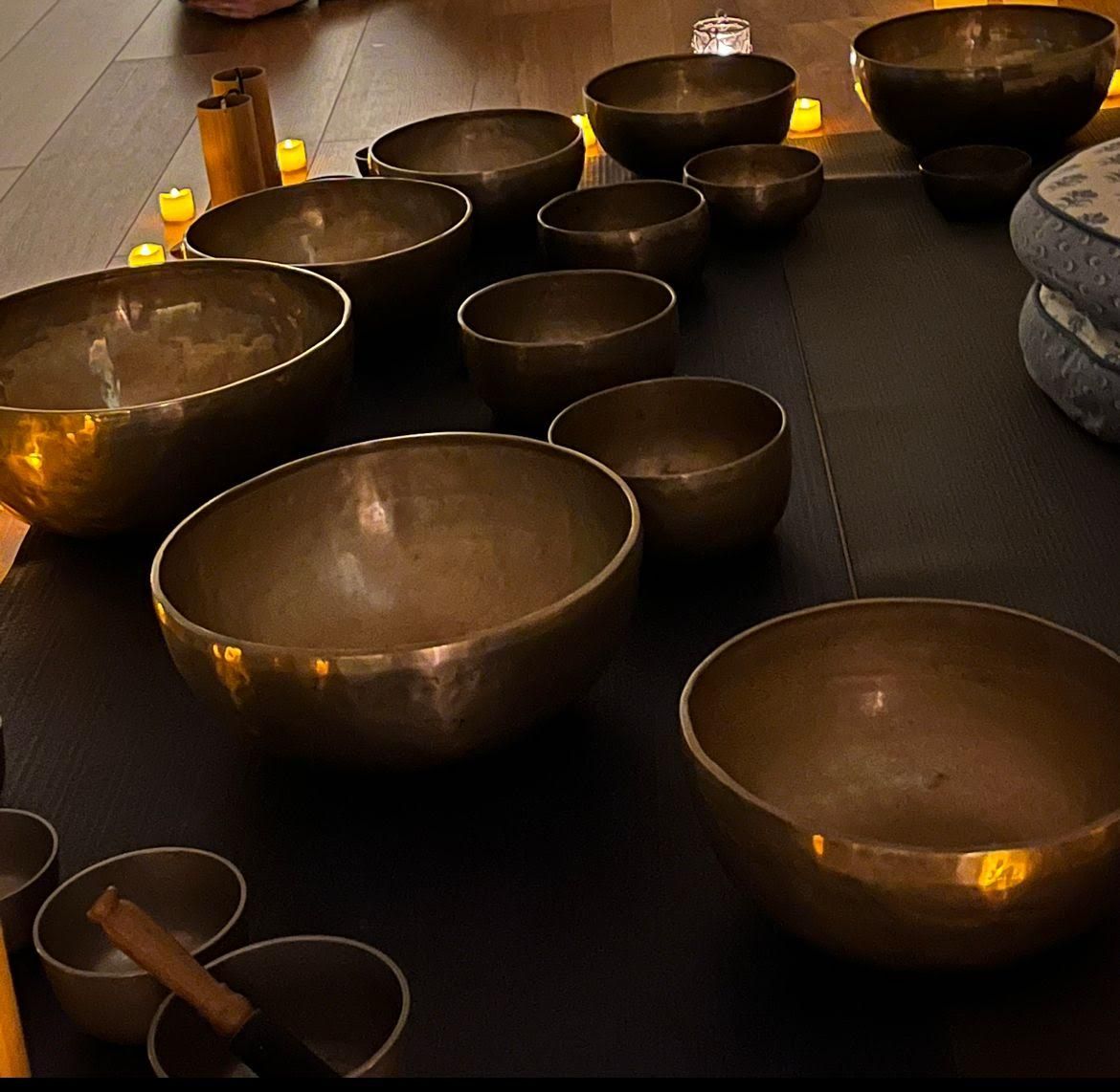 Sound Bath meditation Sept  with Tom