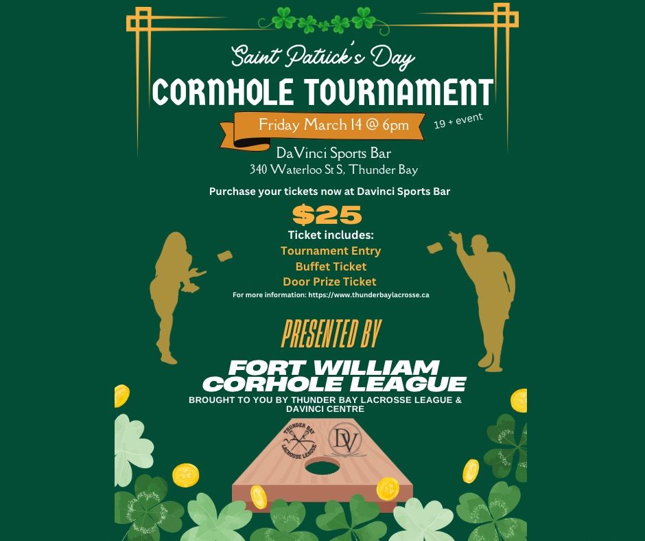 St. Patrick\u2019s Day Cornhole Tournament