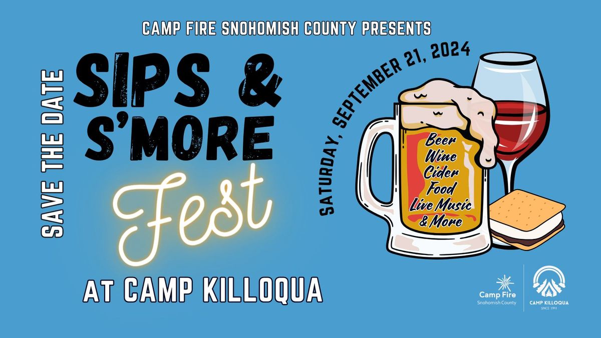 Sips & S'more Fest: Save the Date