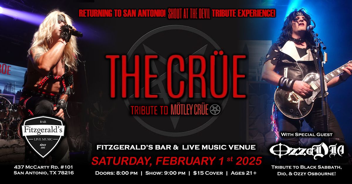 The Crue (Tribute to Motley Crue) presents: 'Shout at the Devil tour' tribute experience!