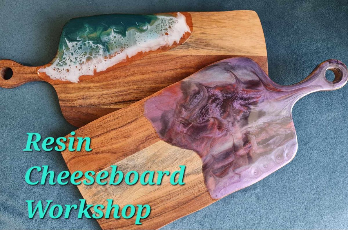 Resin Cheeseboard Workshop @ Pearl Bay Framing & Trophies - Thu 27th Mar