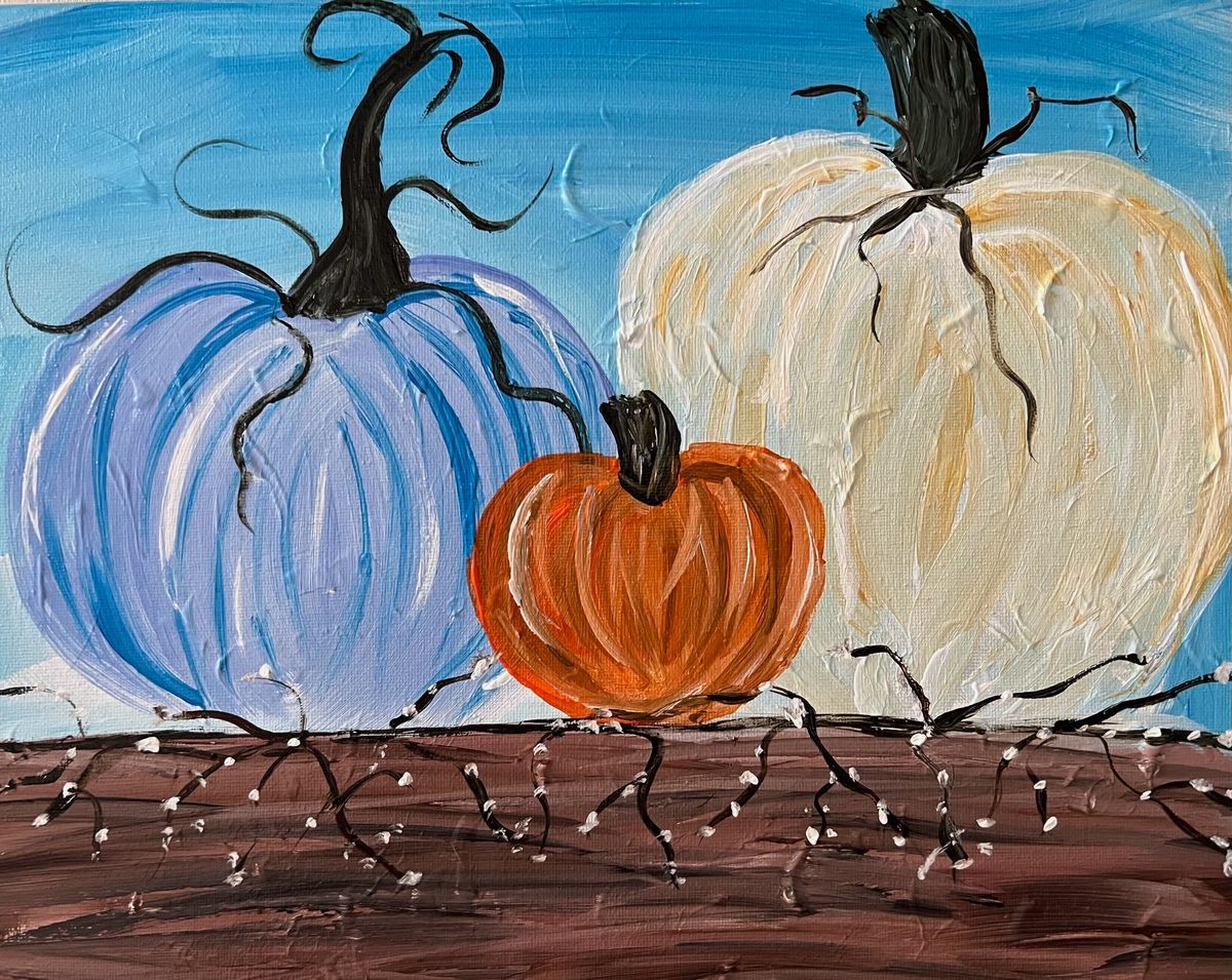 PUMPKIN CANVAS PAINTING CLASS