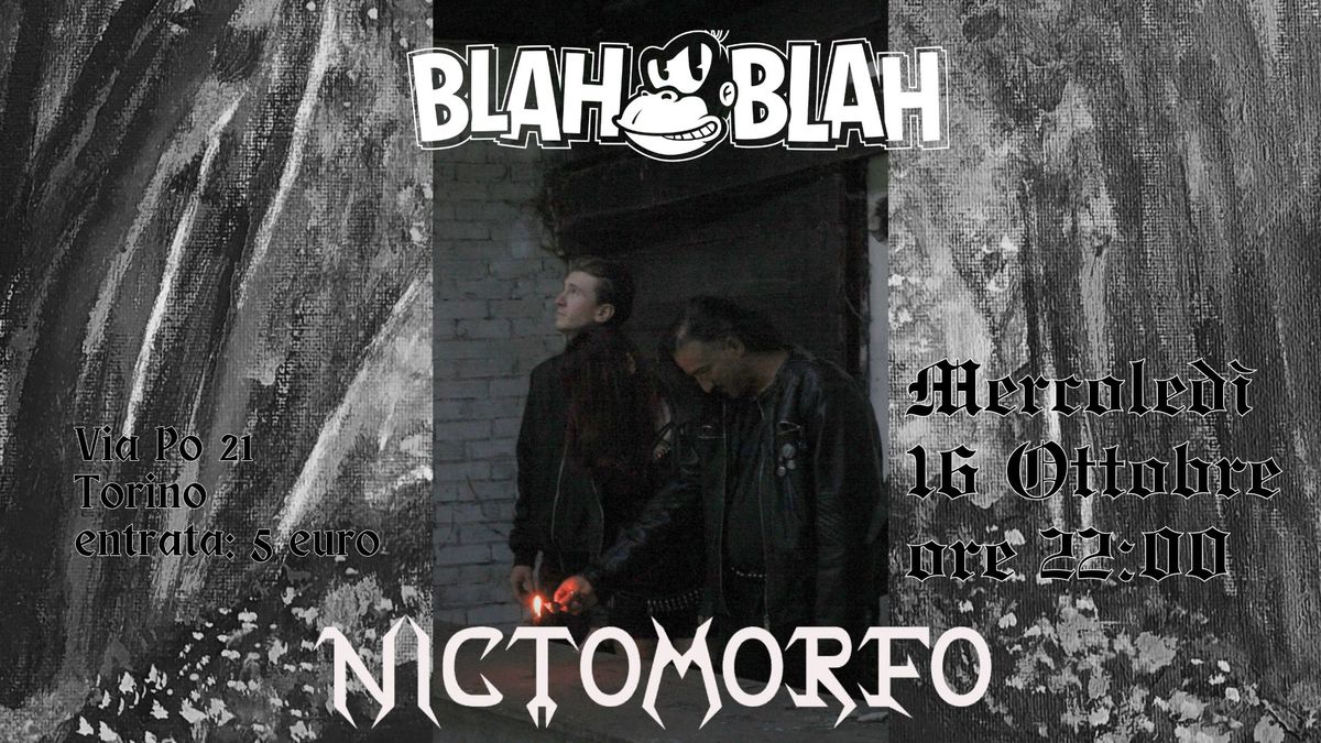 Nictomorfo (Black Metal) Live al Blah Blah + AperiThrash