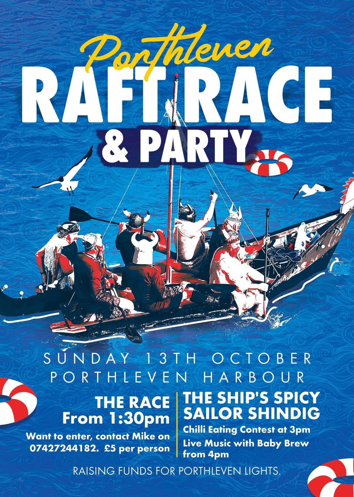 Porthleven Raft Race and Party \ud83c\udfb6