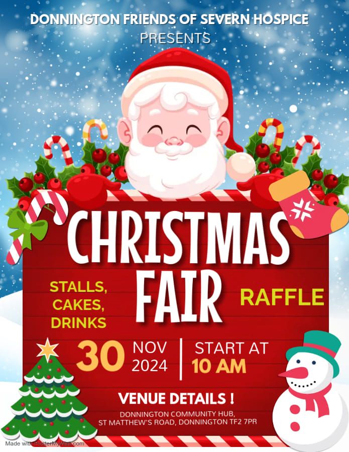 Christmas Fair (Hosted by Donnington Friends of Severn Hospice)