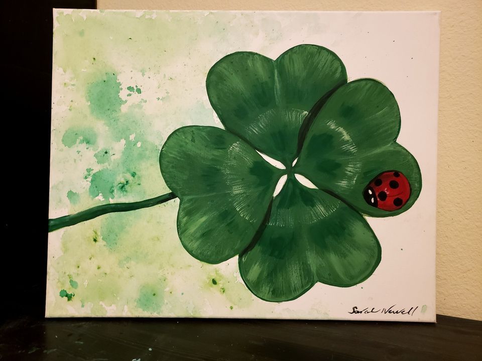 Lucky Clover Paint-N-Sip!